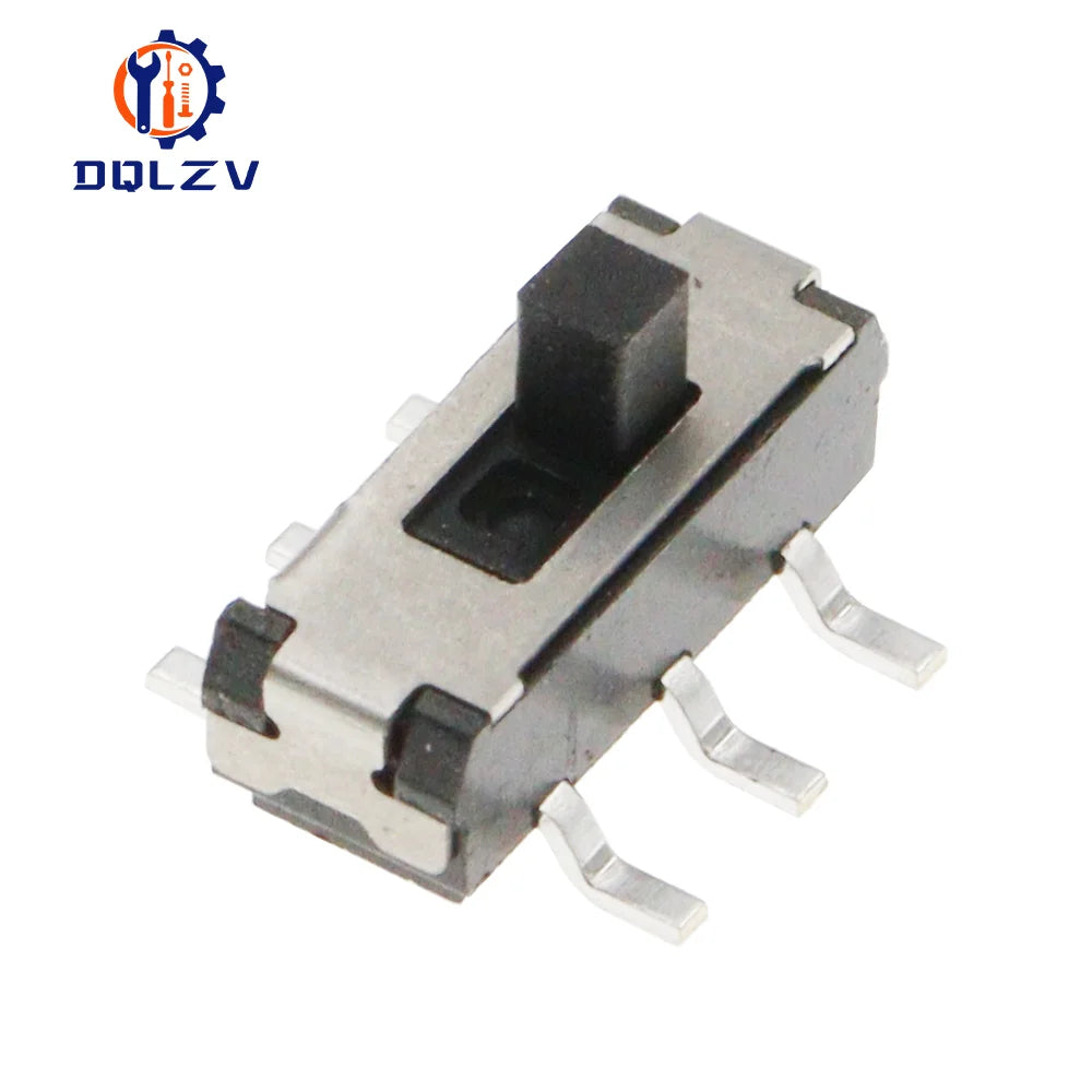MSS22D18  Miniature SMD DIP Slide Switch 2P2T 6Pin Handle high 2MM for DIY Electronic Accessories