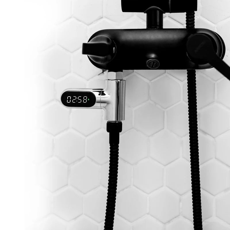 Universal Shower Head Hot Tub Water Temperature Monitor Electricity LED Display Bathing Temperature Meter Bathroom Accessories