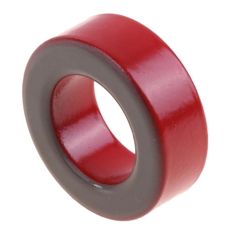 40*24*14.5mm Red Grey T157-2 Iron Ferrite Toroid Cores For Inductors Iron Powder Core Red Ring Low Permeability