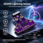 AS3935 Original Lightning Detector, Storm Distance & Warning Sensor Module