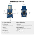 (In Stock) Raspberry Pi Pico 2 RP2350 USB A C Development Board RP2350 Zero, Waveshare RP2350A USB Development Board