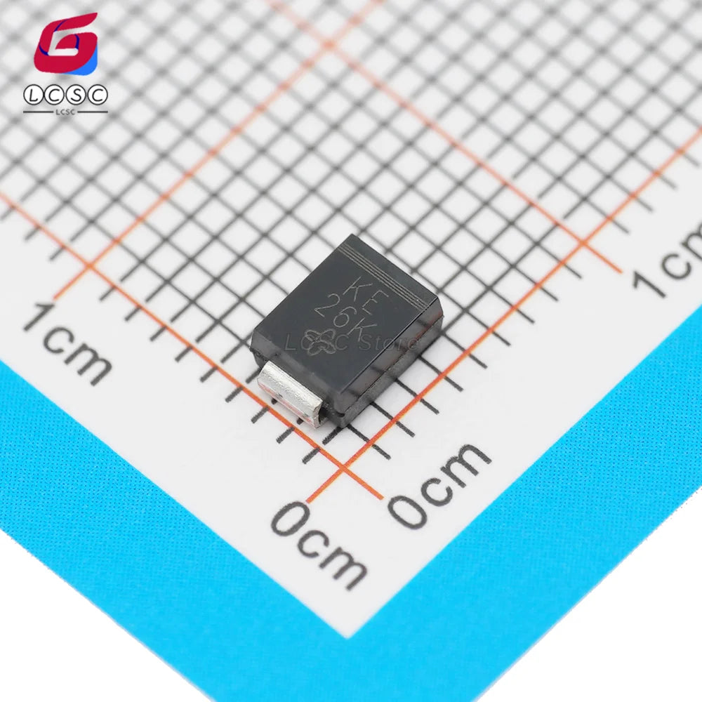 20-100Pcs Original SMBJ5.0A-E3/52 SMB(DO-214AA) SMD Transient Voltage Suppressors 5V Electrostatic Surge Protection TVS Diode KE
