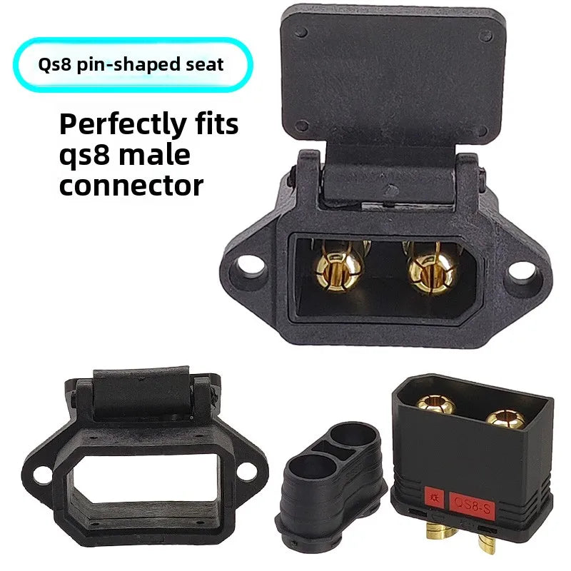 QS8-S Power Charging Plug XT90 Male Female Diamond Shell XT90S Anti-fire Electric Vehicle Lithium Battery Modification Interface