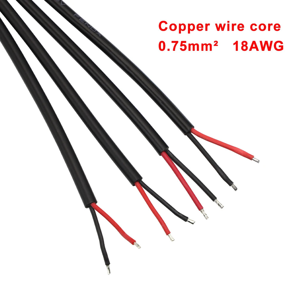 30cm DC Power Cord 5.5*2.1 / 5.5*2.5 Male Plug Connector Charging Cable 90 Degree Right Angle Adapter Power Extension Cord DIY