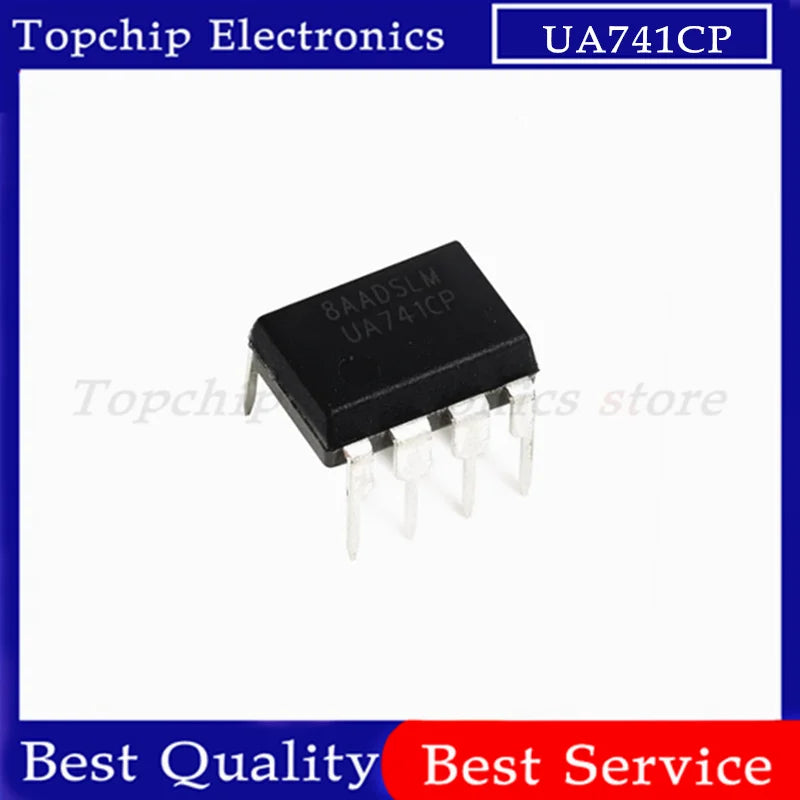 10-50pcs UA741CN UA741CP LM741CN DIP-8 UA741 LM741 DIP