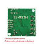 DC6-28V ZS-X12H 0-100W Brushless Motor Speed Controller with Hall BLDC Driver Board Module with Cable Power Supply Accessories