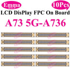 10pcs Original Screen Connector For Samsung A52S A53 A72 A33 A32 A23 A22 A13 A12S A03s A02s A42 LCD Display FPC On Board 78 Pin