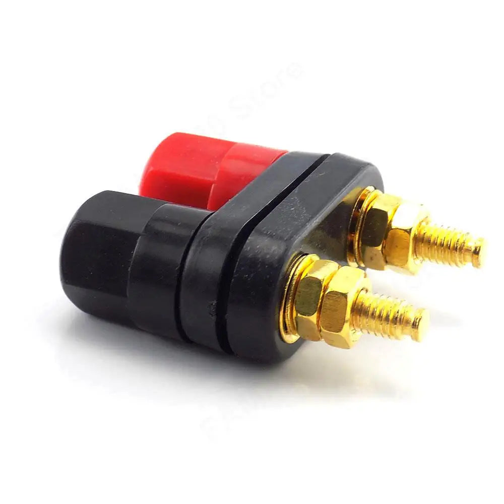 Banana Plugs Couple Terminals Red Black Connector Amplifier Terminal Binding Post Banana Speaker Plug Jack M20