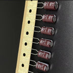 10pcs 220uF 25V NIPPON NCC KY Series 8x12mm Low Impedance 25V220uF Aluminum Electrolytic Capacitor