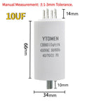 1PCS CBB60 Capacitor with Screw Double Insert 450V AC Starting Capacitor 4uF~60uF Motor Capacitors for Air Compressor Water Pump