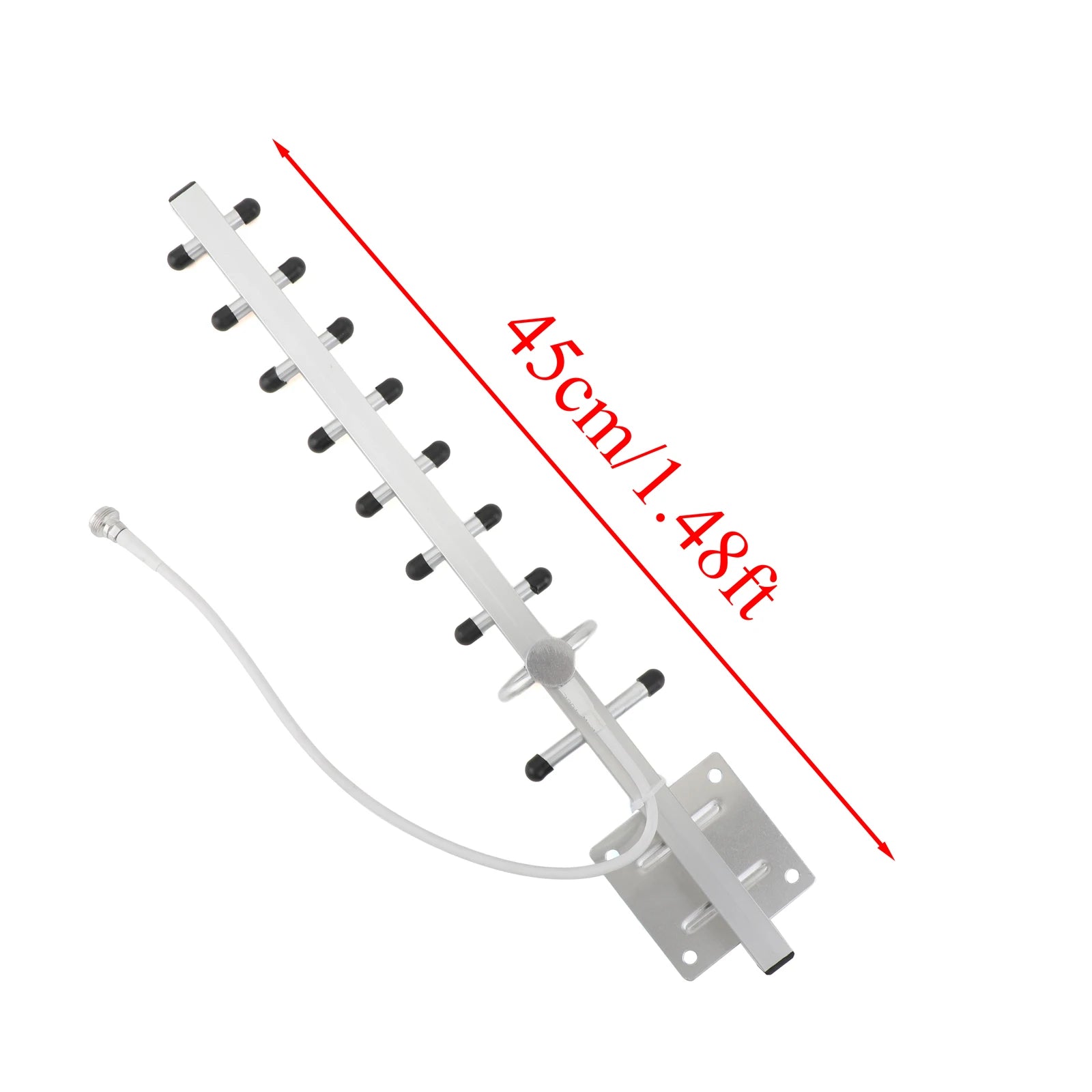 13dBi 5G Yagi Antenna 5280-5850MHz N Female External Outdoor Antenna For GSM UMTS LTE Mobile Repeater