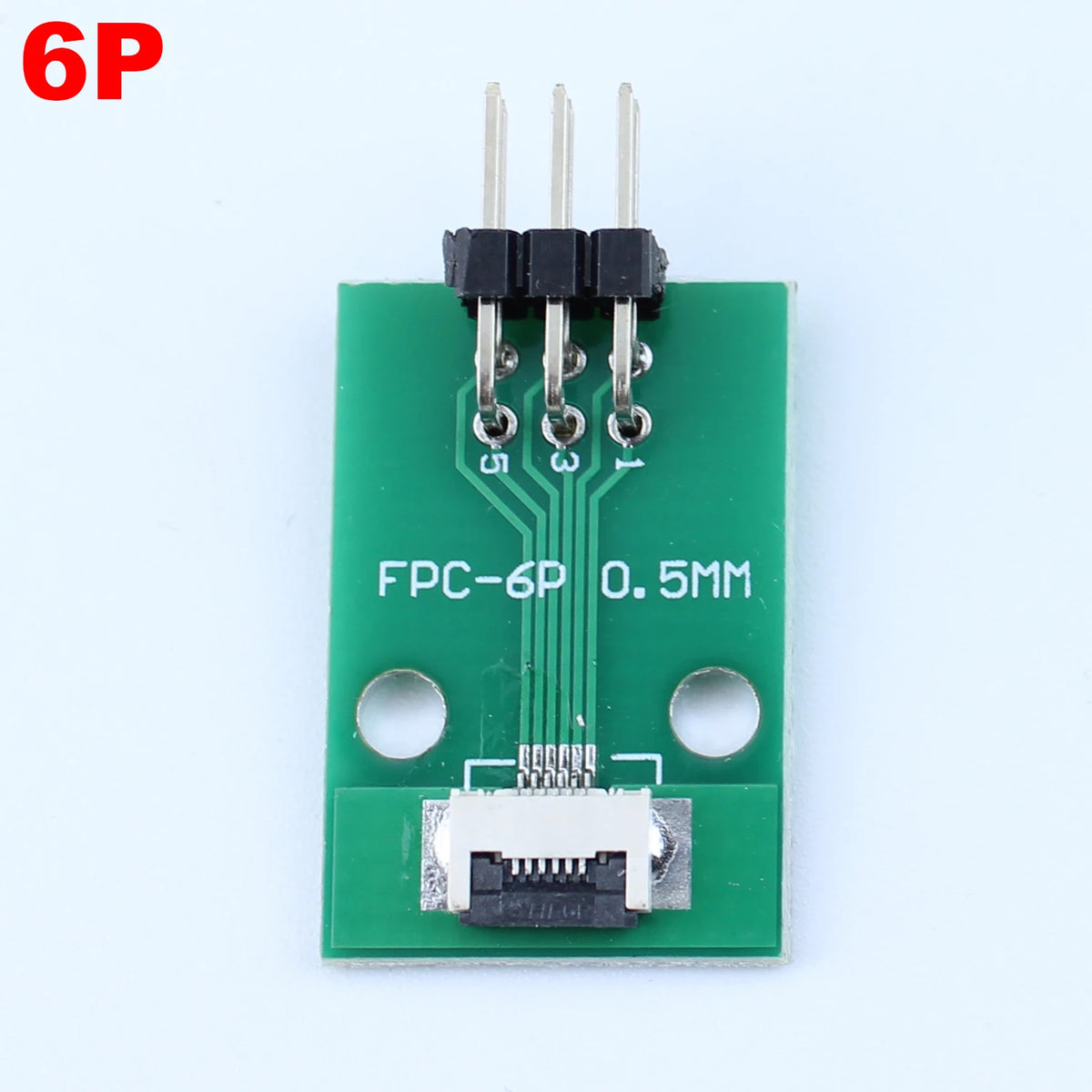 1pcs 4P-- 50P 0.5mm Pitch Connector SMT Adapter to 2.54mm 1.00 Inch Hole FPC FFC Cable Welded Board + Double Row Straight Pin