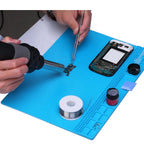 S-110 120 130 Soldering Mat Soldering Station Repair Pad Maintenance Platform Desk Mat Solder Rework Repair Tools