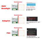 M10FLY 10Hz M10 GPS Module with Compass for FPV Drone Flight Controller Ardupilot Betaflight INAV Pixhawk GPS,better than M8N
