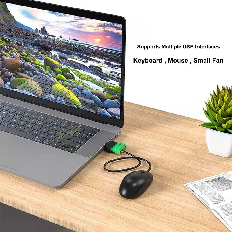 USB 2.0 Connector Avoid Welding Plugs USB Type A Male Female to 4Pin 5pin Screw Terminal Socket Adapter Plug For Computer TV
