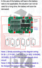 6S 12A/25A 24V 25.2V PCB BMS Protection Board For 6 Pack 18650 Li-ion Lithium Battery Cell Module New Arrival Balanced