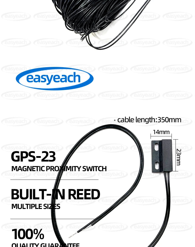 5PCS GPS-23 Reed Magnetic Control Switch Replace PS-3150 Normally Open/Closed23*14MM Proximity Induction sensor NO/NC switching