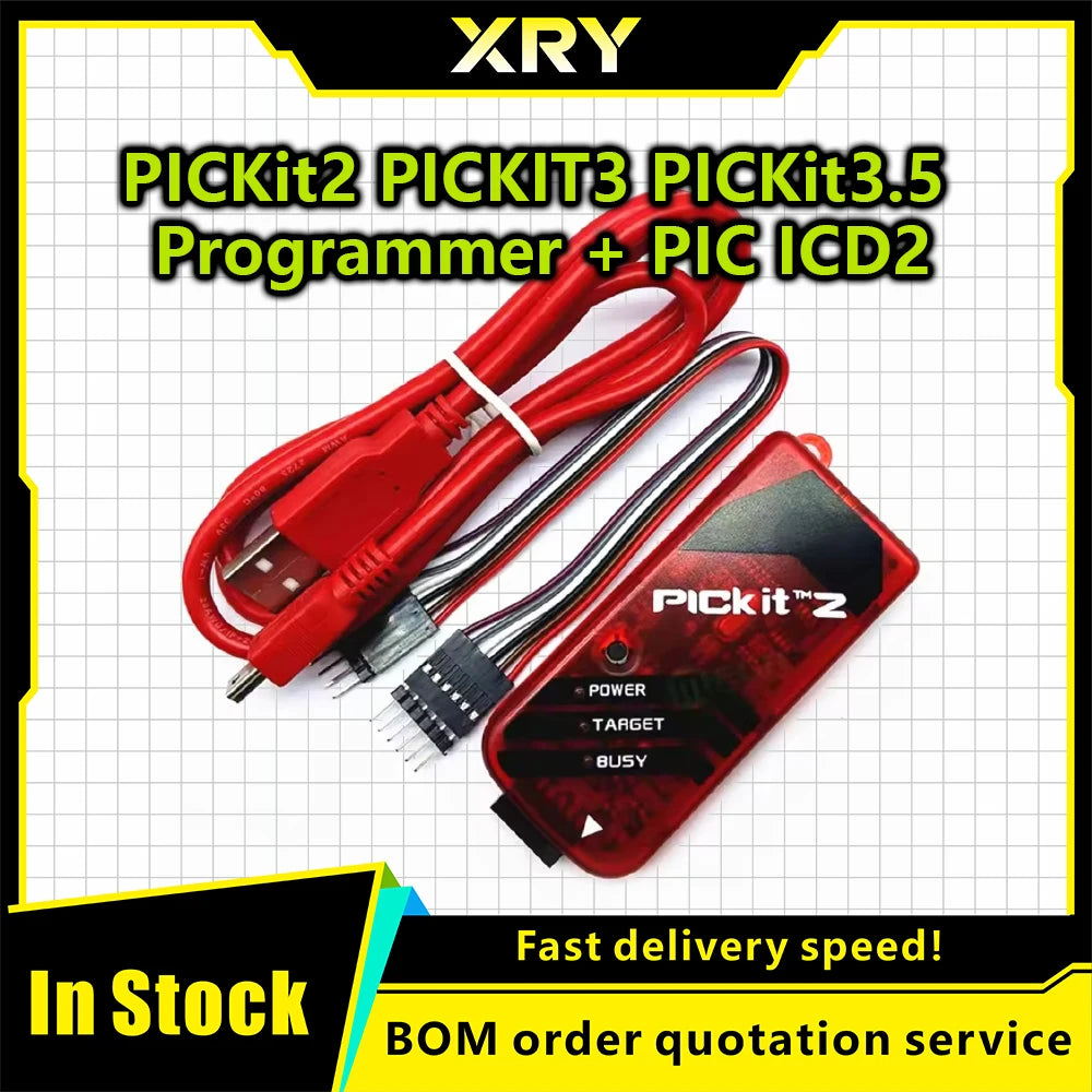 Programador PICKit2 PICKIT3 PICKit3.5 + PIC ICD2 PICKit 2 PICKIT 3 PICKIT 3,5 Adaptador de programación Asiento de programador u