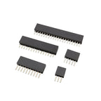 10Pcs 1.27 mm Single Row Male Female Plug Socket Breakaway PCB Board Pin Header Connector 1.27 Strip Pinheader 2P-50 Pin