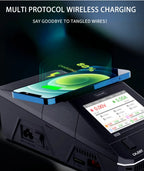 ToolkitRC Q6AC Charger AC 400W/ DC 1200W 4CH Built-in 65W USB Output 15W Wireless Charger For RC 1-6S Lipo LiHv Battery