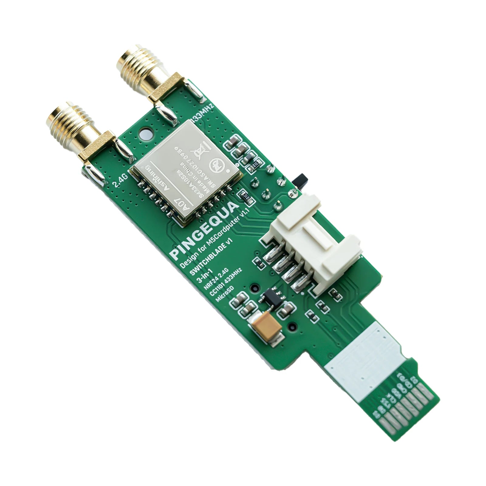M5Stack Cardputer V1.1 RF 3-in-1 Board NRF24L01+ PA/LNA & CC1101 Sub-GHz Module with MicroSD Slot, Plug & Play IoT Dev PINGEQUA