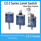 CNTD Micro Travel Limit Switch CZ‑3 Series CZ‑3101 CZ‑3104 CZ‑3108 CZ‑3112 IP67 Waterproof 5A 250V Position Control Switch