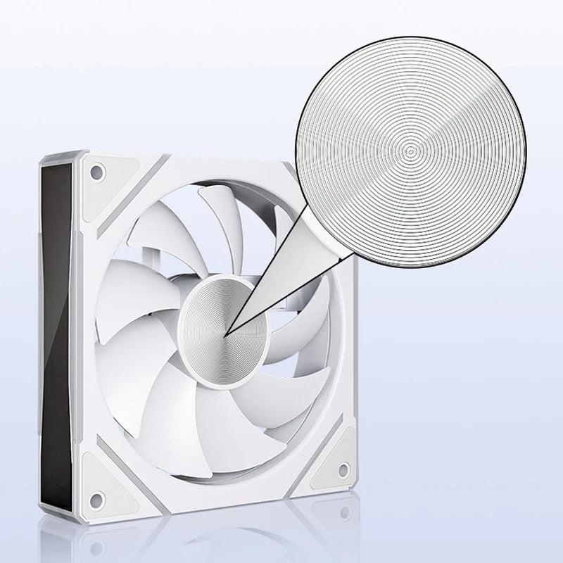 TEUCER Prism  ARGB PC Fan 12cm Computer Case Fan Kit Water Cooler 4pin PWM 5V 3PIN Cooling Fans