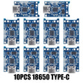 10PCS Micro/TYPE-C/MINI USB 5V 1A 18650 TP4056 Lithium Battery Charger Module Charging Board With Protection Dual Functions XCW