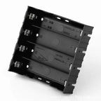 2pcs 18650 Battery Box 1/2/3/4 Sections ABS DIY Battery Holder PCB Pin Plug Board with Pin