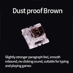 70/30/30pcs Dustproof Switch For Mechanical Keyboard Shaft Switch Gamer Keyboard Axis Clicky Linear Tactile Silent Switches