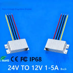Buck Model Converter 24V to 12V 1A 2A 3A 4A 5A 60W DC DC Step Down Model Power Converter Buck Voltage Regulator for Cars ROHS CE
