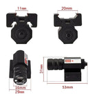 Mini Laser Pointer Red Dot Laser Sight with 635-655nm Adjustable 11mm/20mm Rail Mount Toy Gun Pistol Laser Sight