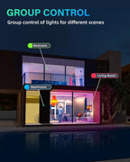 1-10PCS 10W Smart LED Downlight Bluetooth Ceiling Lamp RGB CCT Lamp APP Remote Control Color Changing Light for Google Alexa Hom