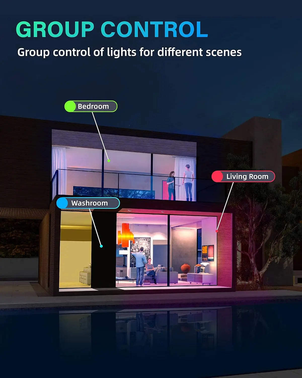 1-10PCS 10W Smart LED Downlight Bluetooth Ceiling Lamp RGB CCT Lamp APP Remote Control Color Changing Light for Google Alexa Hom