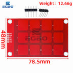 1~3PCS MPR121 Capacitive Touch Keypad Sensor Module with I2C Interface and 12 Buttons for Arduino