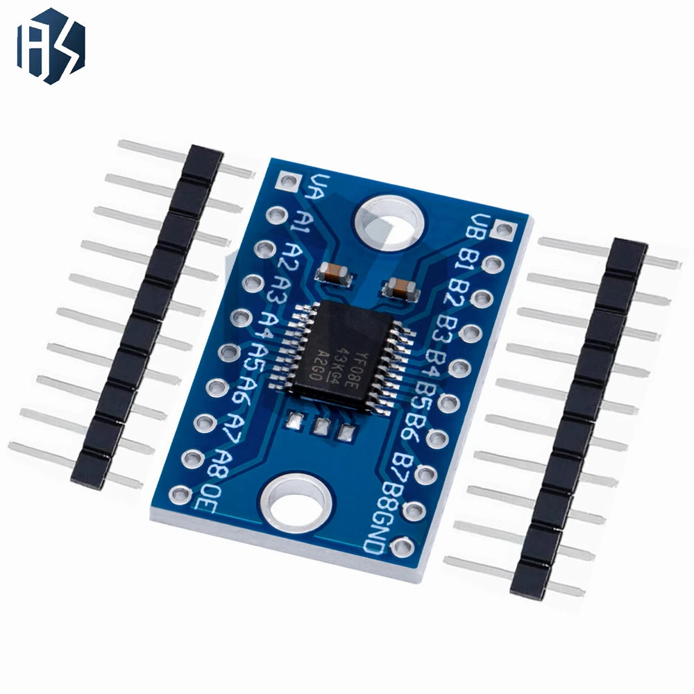 TXS0108E 8-Channel 1.4V-5.5V Bidirectional Logic Level Shifter with Auto-Direction Sensor 10Mbps High-Speed Voltage Converter