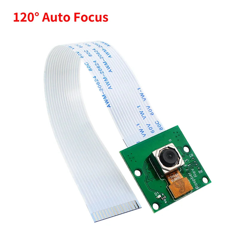 Raspberry Pi 5MP Camera OV5647 Webcam 65° 120°  Auto Fixed Focus Camera Module with 15cm FFC for Raspberry Pi 4B 3B+ 3B