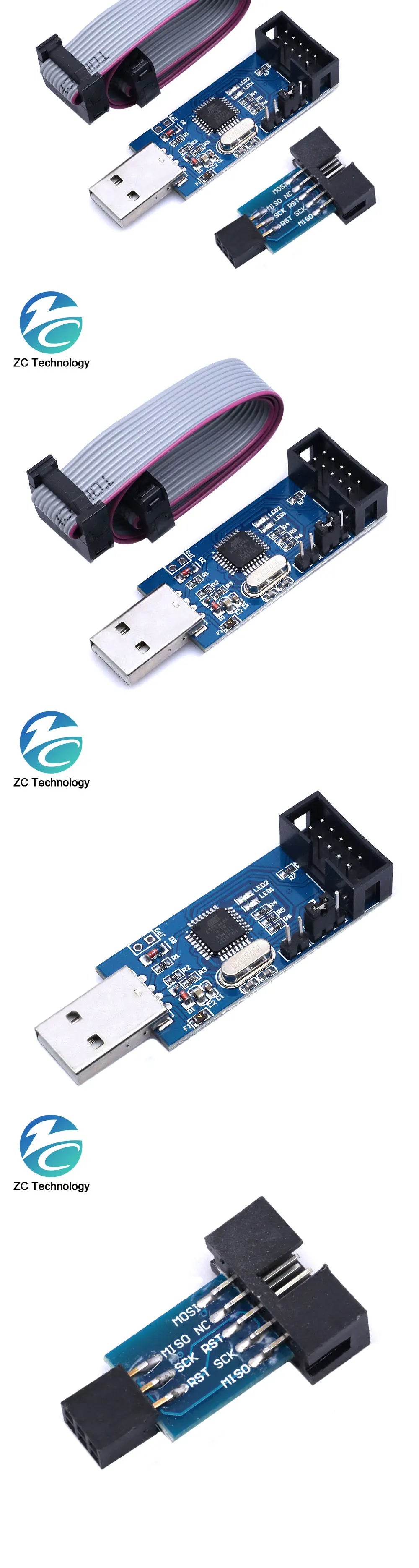 official USBASP USBISP AVR Programmer USB ISP USB ASP ATMEGA8 ATMEGA128 Support Win7 64