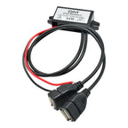 DC-DC Step Down Buck Converter Power Supply Module for Car 12V to 5V 3A 15W for Car Male Female USB Mini USB Micro USB Adapter