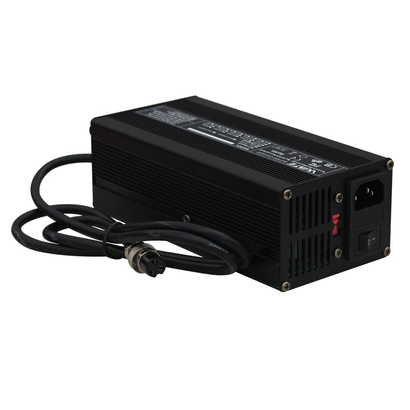 67.2V 5A Lithium Battery Charger For Pack 16S 60V Li-ion Lipo Aluminum Case With Fan