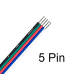 2/3/4/5/6pin LED Strip Extension Cable 22 20 18AWG LED Cable Electrical Wire For RGB RGBW WS2812B LED Strip Lights JST Connector
