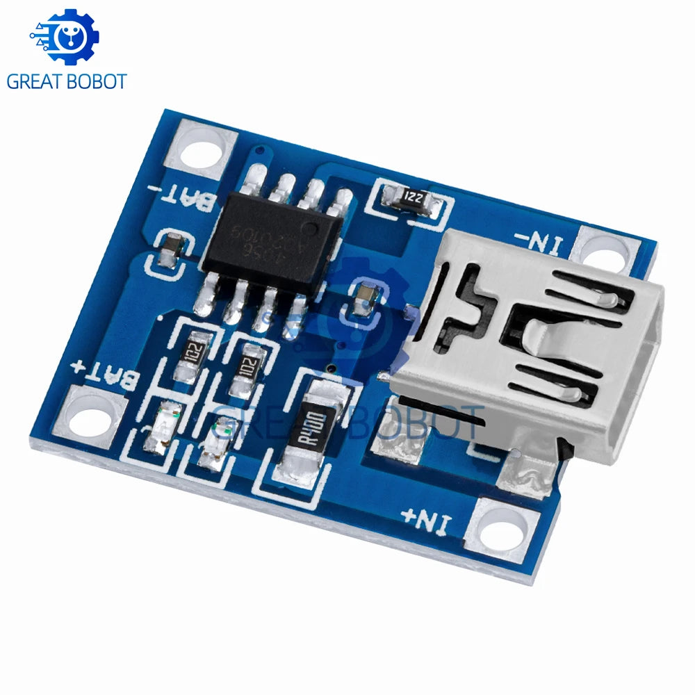 BS 1PCS USB 5V 1A TP4056 Lithium Battery Charger Module - Dual - Function Charging Board without Protection,1A Li - ion Batter