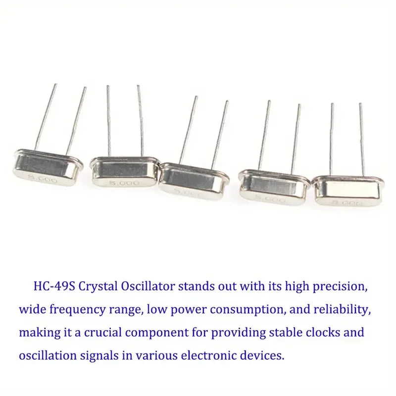 Hc-49s Crystal Oscillator Electronic Kit Resonator Ceramic Quartz Resonator Hc-49 Dip 7 Kinds X 5pcs 32.768k 4 8 12 16 20 25 Mhz