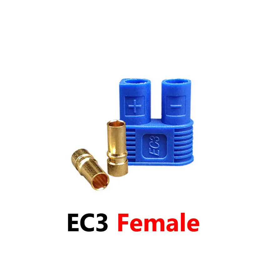 Cltgxdd 2/5/10pcs EC2 EC3 EC5 EC8 Banana Plug Battery Motor Male And Female Socket Aviation Model High Current Plug Connector