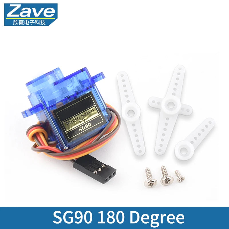 SG90 MG90S MG945 MG995 MG996 Servo Motor Suitable for Arduino UNO DIY Robot Arm Helicopter Ship Model Metal/Plastic Gears
