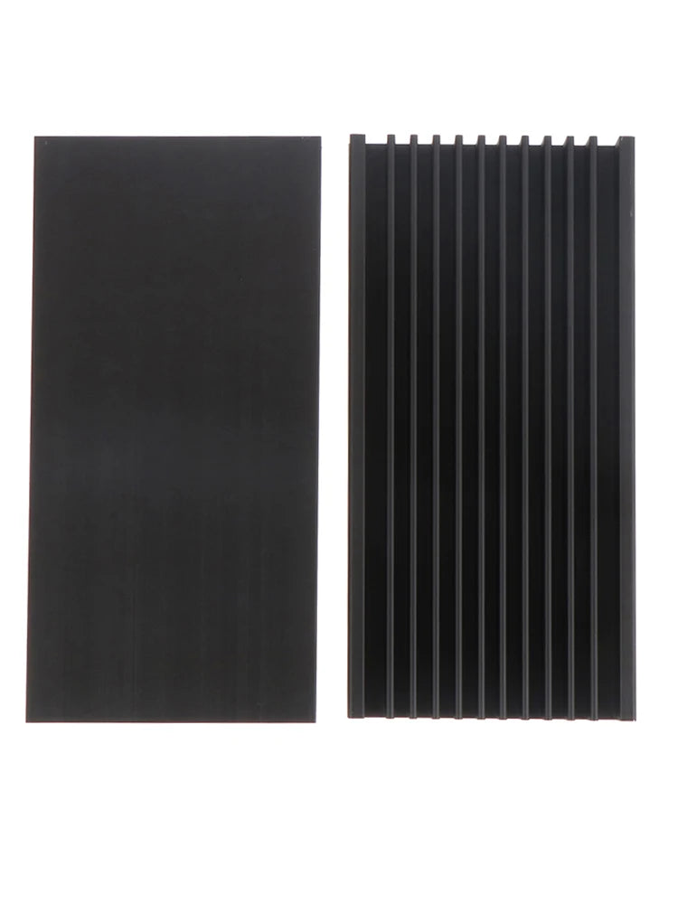 1Pc 50*100*12.7mm Aluminum Heatsink Cooler Radiator For High Power LED IC Fan Power Amplifier Heat Sink