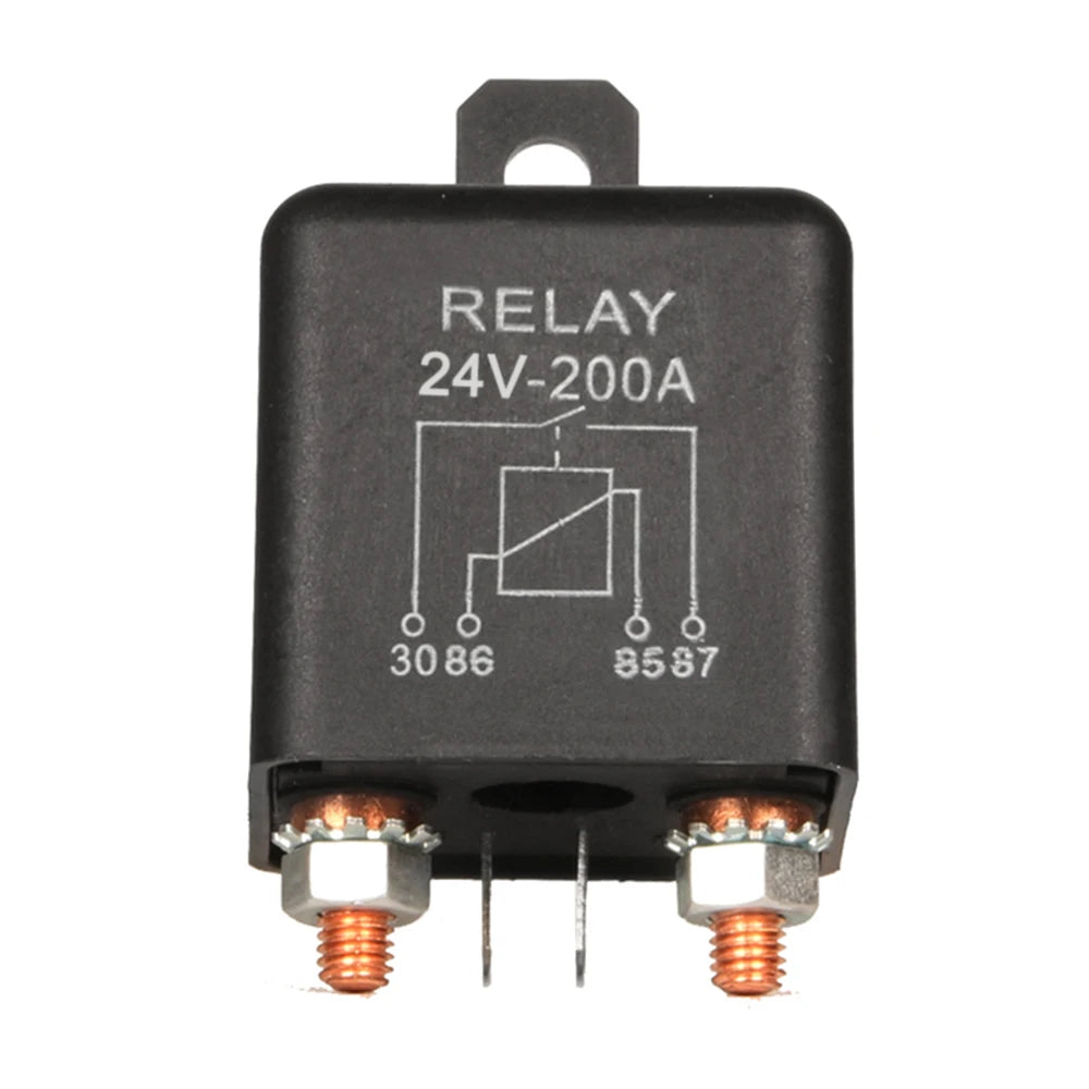 DC 12V 24V 100A 200A  WM686 Universal Relay 4 Pin Normal Open Car Starter Relay for Battery ON/Off Split Charge Relay Switch