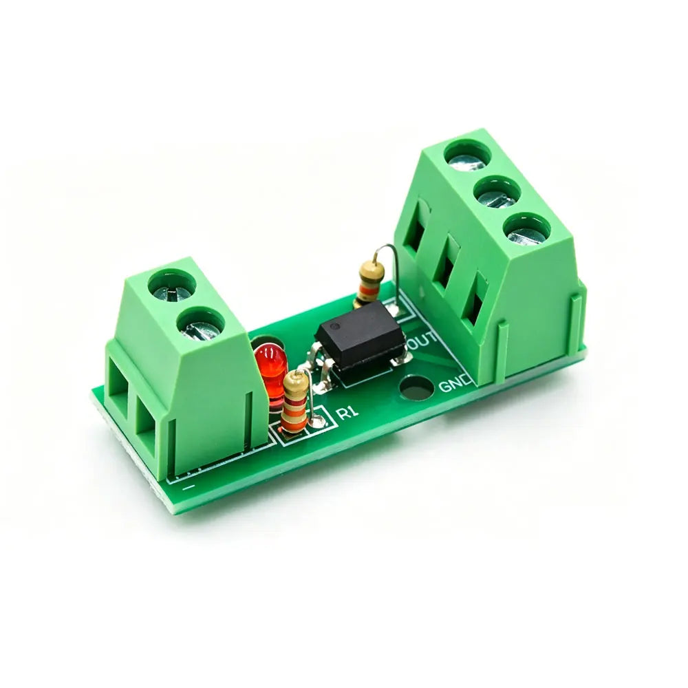 1 Channel Way Optocoupler Isolation Module PC817 EL817 3V-5V 12V 24V Photoelectric Isolator Rail Holder PLC Drive Motor Board