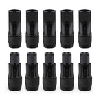 10pcs New IP65 Waterproof Locking PowerCon Chassis Connectors NAC3MPX or NAC3MX-W + NAC3FPX + Powercon True Connector NAC3FX-W