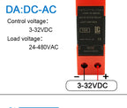 LCTC SSR Solid State Relay 10A 25A 40A DIN Rail Mounted Single Phase Relay With Heat Sink DC To AC DC To DC AC To AC 3-32VDC